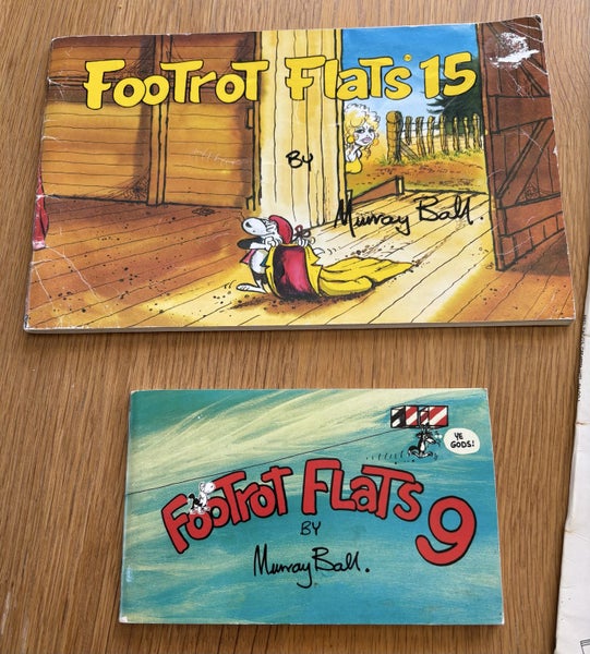 Footrot Flats #9 - The Puppy Dog Series #15 & Fred Dagg LP Carousel 2