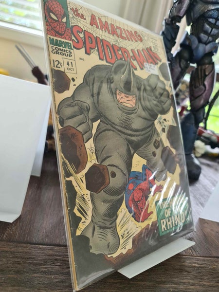 amazing spider 43 first rhino classic vg 196664817807877762114