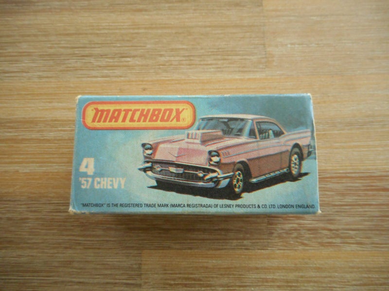 Matchbox 1-75 '57 Chevy Box Only Carousel 1