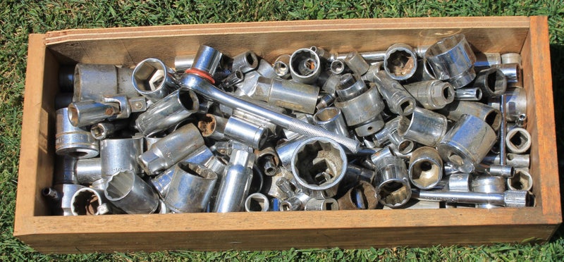 Box of odd sockets Carousel 1