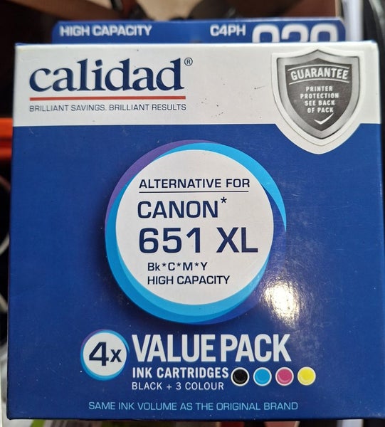 New - 2x Canon 651XL Ink Packs Carousel 1