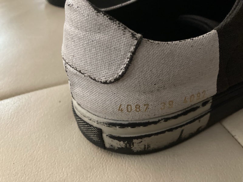 Black and white Common Projects sneakers64275339617665112