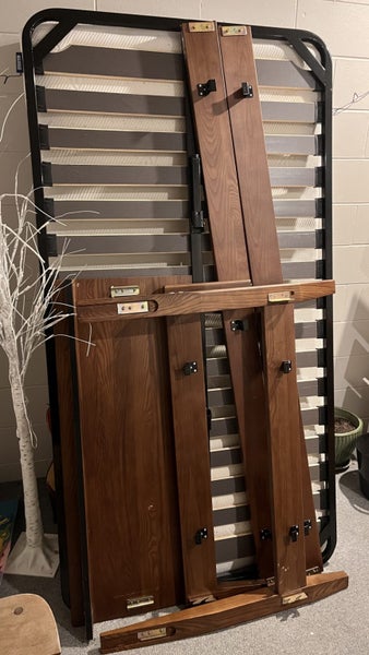 Ecosa Rise Bed-frame + Mattress + Topper (Walnut)64453661191043110