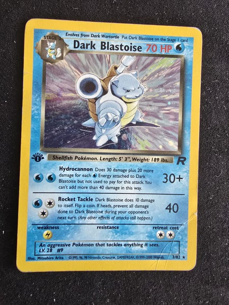 DARK BLASTOISE 1ST EDITION **NO RESERVE**64275339391747110