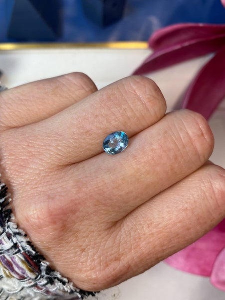 $1 RES ~ $1480 Retail * 1.05ct Santa Maria Aquamarine Gemstone64275522755715113