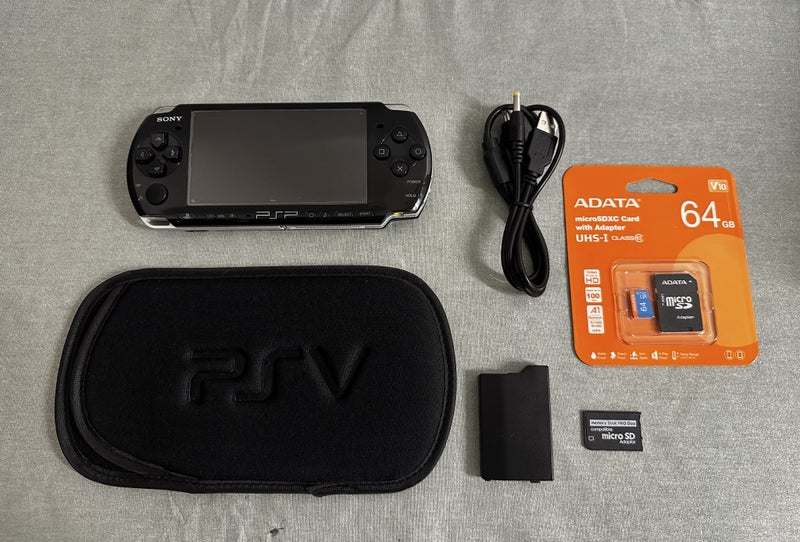 PSP 3000 – Piano Black | 64GB | Fully Set Up64275826208898110