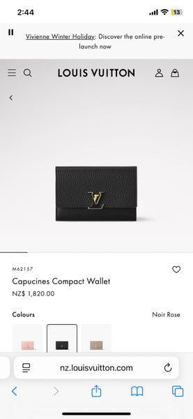 Louis Vuitton wallet (receipt shown)64471641725954113