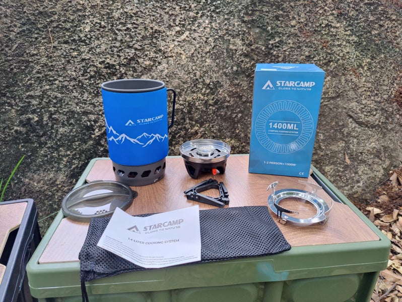 JetBoil Style Gas Cooker - Rapid Boil 1400ml Carousel 1