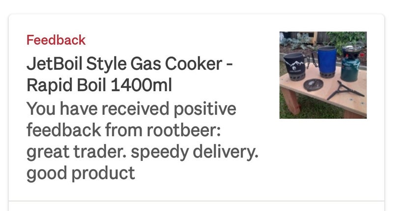 JetBoil Style Gas Cooker - Rapid Boil 1400ml Carousel 16