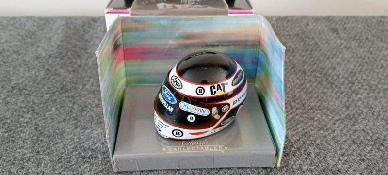 John Bowe Cat Racing 1/6th Scale Mini Drivers helmet Classic Carlectables Carousel 2