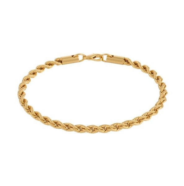 Men’s 3MM Twisted Link Chain with 18k Gold Detailing - SALE! Carousel 1