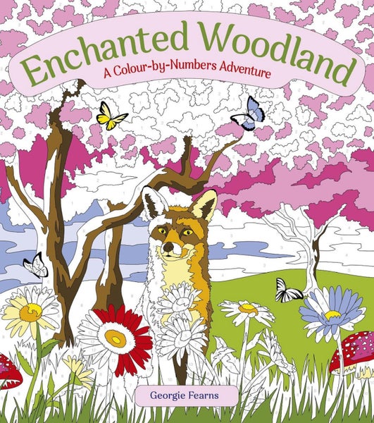 Enchanted Woodland: A Colour-by-Numbers Adventure by Georgie Fearns - Paperback Carousel 1