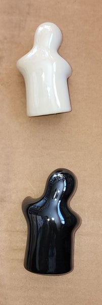 CRUET SET - GHOSTS -WHITE AND BLACK FIT TOGETHER IN A HUG64525710927363112
