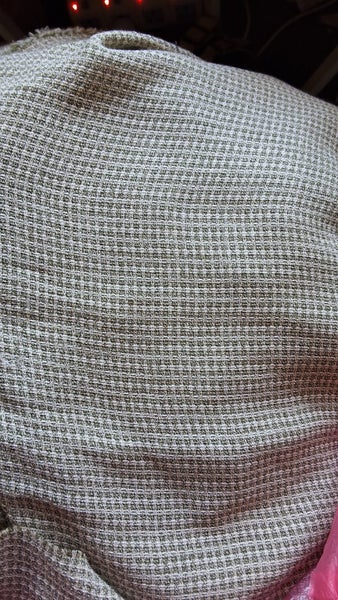 CHECKERED CREME FABRIC Carousel 1