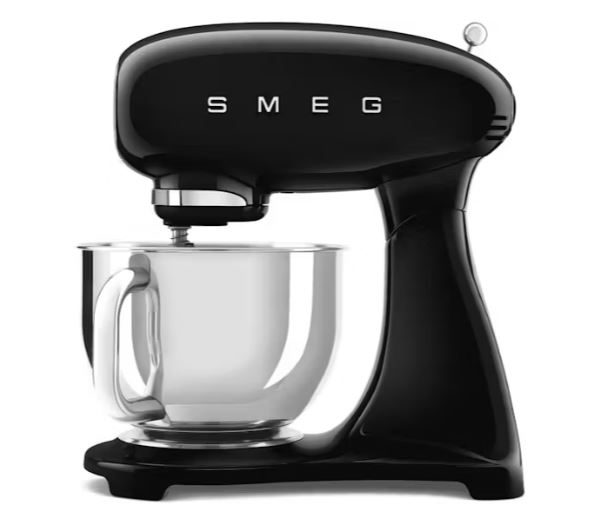 Smeg 50's Retro Style Aesthetic Stand Mixer Black Carousel 1