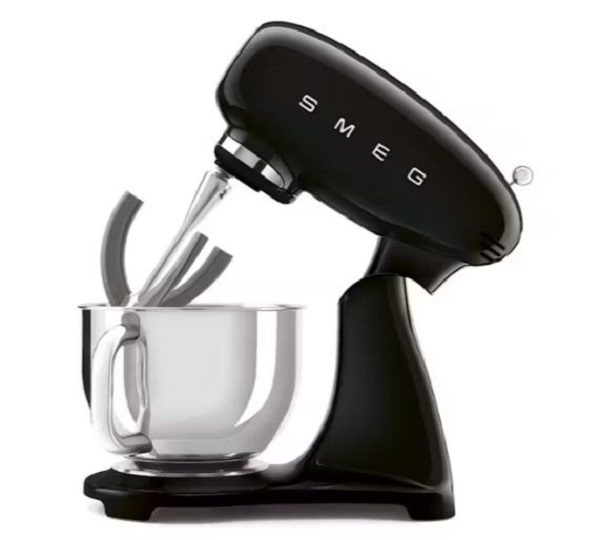 Smeg 50's Retro Style Aesthetic Stand Mixer Black Carousel 2