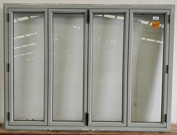 Mint Green Aluminium Bi Fold Window H1500 x W2000 DR14458 Carousel 1