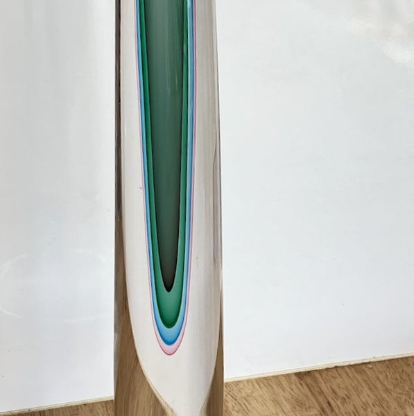 Huge Murano Glass 1970s Luigi Mellara Candle Holder (Michael Barrymore col) Carousel 2