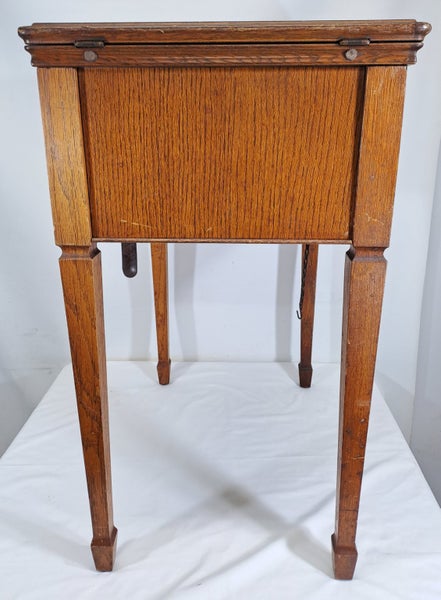 Vintage Wooden Singer Sewing Machine Table Carousel 2