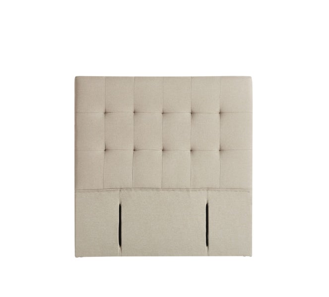 Bed Warehouse King Single Classic Sandstone Headboard Carousel 1