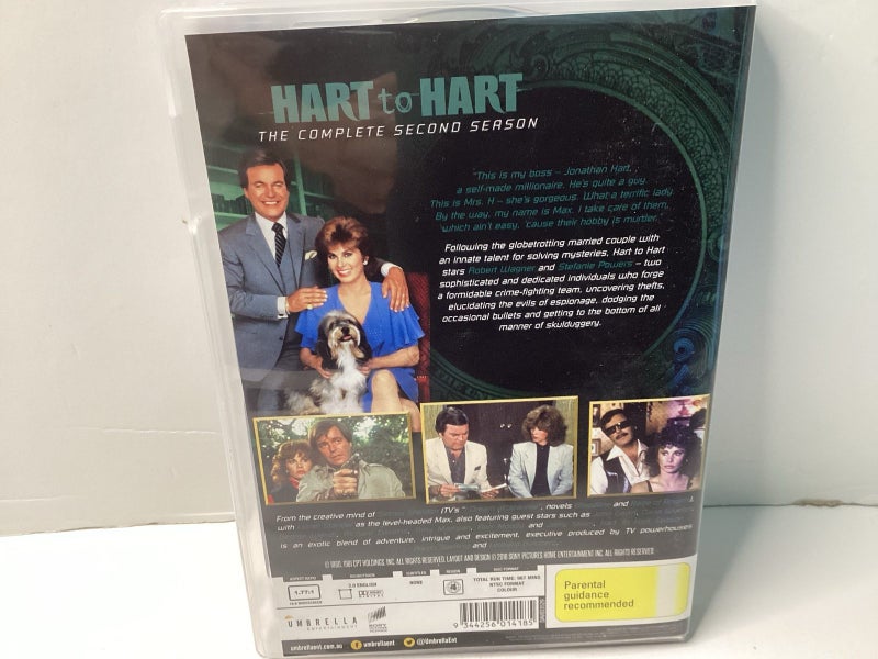 HART to HART : complete first & second season. ( Region 4) DVD Robert Wagner Carousel 6