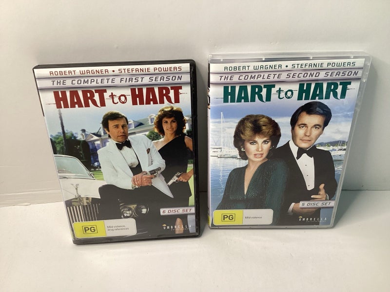 HART to HART : complete first & second season. ( Region 4) DVD Robert Wagner Carousel 1