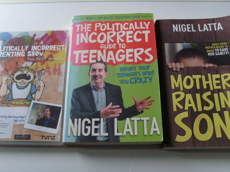 Nigel Latta DVD & Books & Books x 2 Politically Incorrect Parenting
