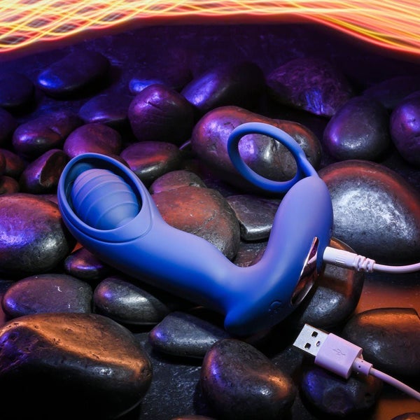 Zero Tolerance EXTRA MILE - Blue USB Rechargeable Vibrating Prostate Massager Carousel 8