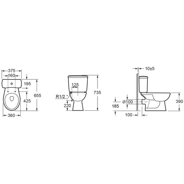 Parma Toilet Suit P Pan Carousel 2