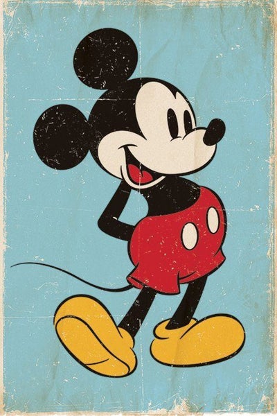 Mickey Mouse ~ Retro ~ Large Maxi Poster Carousel 1