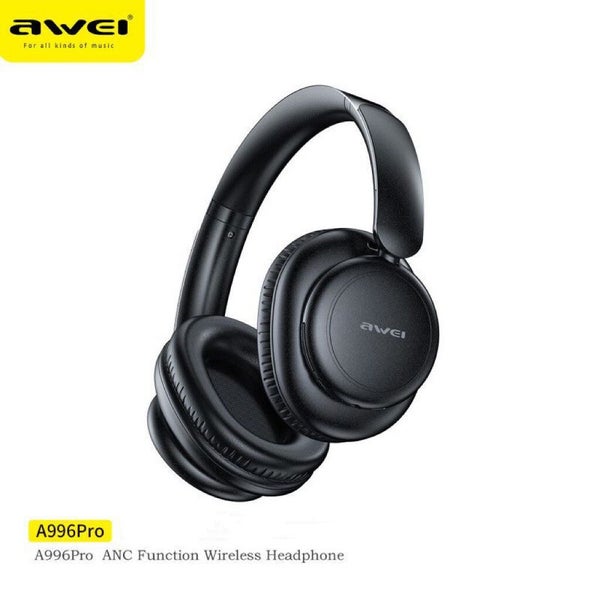 Awei A996Pro ANC Wireless Headphones | Stereo Sound | Unlock Pure Audio Bliss64444990356609111