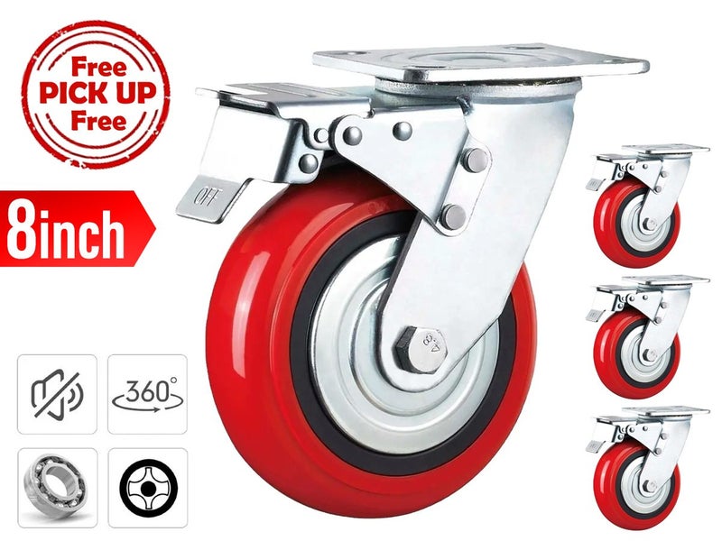 New Heavy Duty Castor Wheels Clearance Carousel 1