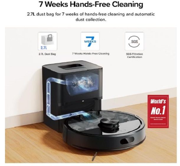 Roborock Q7T+(Plus) Robot Vacuum & Mop, All-in-one Vacuum Cleaner + Afterpay Carousel 2