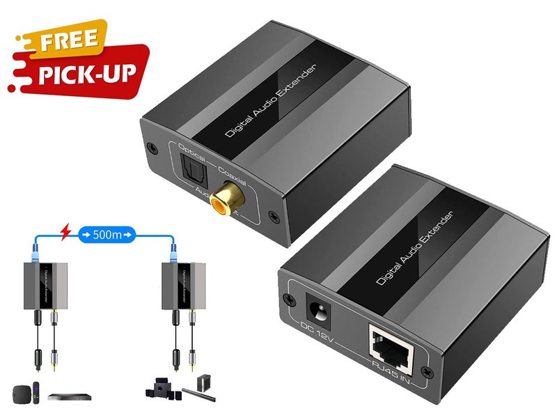 Digital Audio Extender Converter for Optical/Coaxial Audio (Over Stocked) Carousel 1