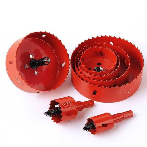 NZ Stock 15-55mm Bi-Metal Wood Hole Saw Drill Bit Core Cutter for Woodworking Carousel 1