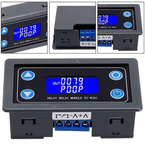 Digital Time Delay Relay Module Control Switch Timing Trigger DC 12V LCD Carousel 1