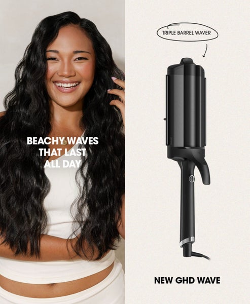 NEW GHD WAVE TRIPLE BARREL HAIR WAVER (3X32MM) Carousel 1