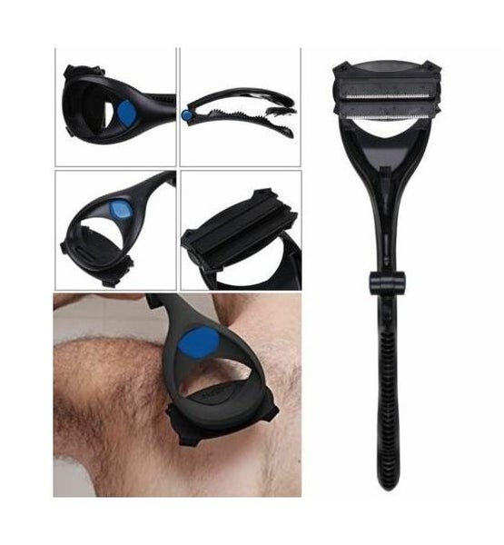 Mens Grooming Razor 2.0 DIY Back Body Shaver Hair Remover Dry Wet Leg Carousel 11