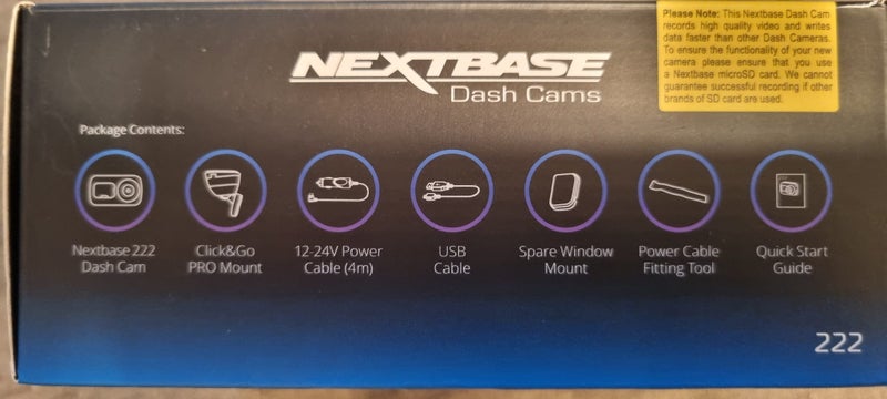 NEXTBASE DASHCAM 22264530775890690112
