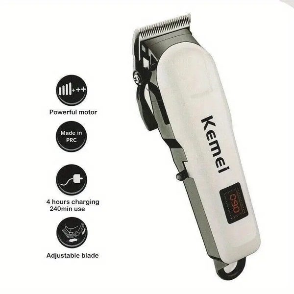 Professional USB Rechargeable Hair Clipper with LED Display Carousel 2