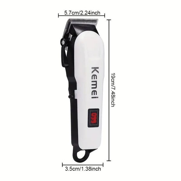 Professional USB Rechargeable Hair Clipper with LED Display Carousel 7