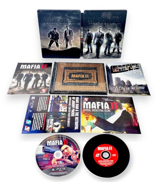 Mafia 2 BIG BOX STEEL EDITION (PS3) *RARE* Carousel 2
