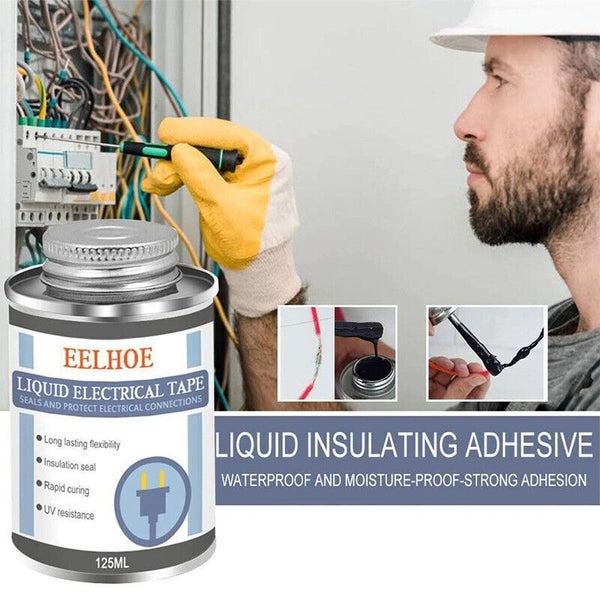 Liquid Insulation Electrical Tape Tube Paste Waterproof Anti-UV Fast Dry-125ml Carousel 2