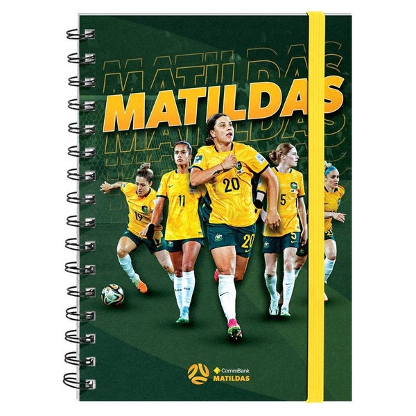 FFA Australian Soccer Matildas Hard Cover Notebook Carousel 1