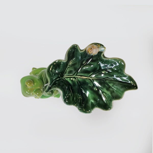 Ceramic Frogs With Leaf Dish & Bird Carousel 3