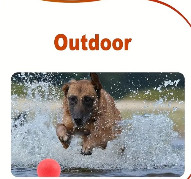 Free city shipping -1 pc Indestructible Rubber Dog Chew Ball - Large #EC104 Carousel 2