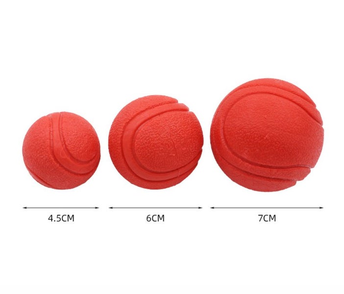 Free city shipping -1 pc Indestructible Rubber Dog Chew Ball - Large #EC104 Carousel 9
