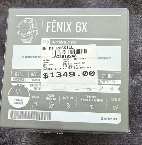 Garmin fenix 6X64294231963138111