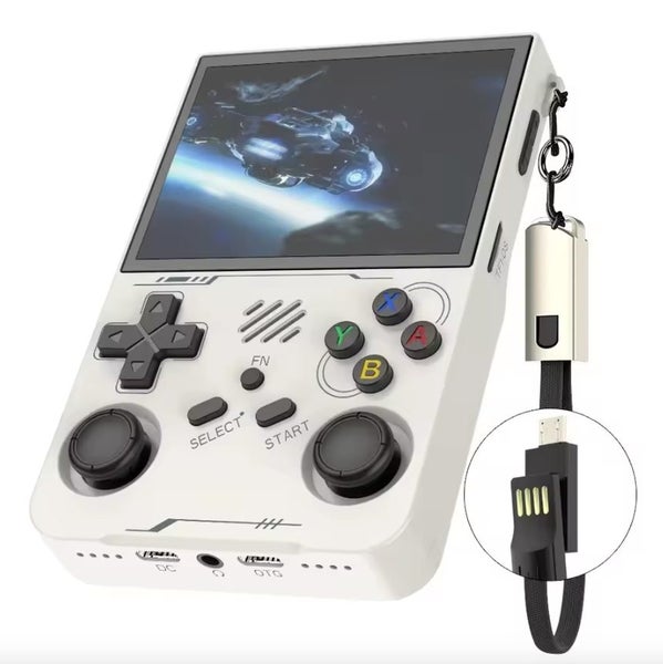 BOYHOM R36XX Retro Handheld Game Console With WIFI, White **NZ STOCK**64748165852161110