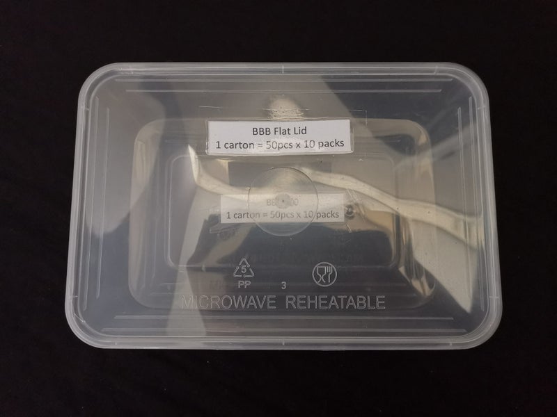 500ml Plastic Container with Flat lid Carousel 4